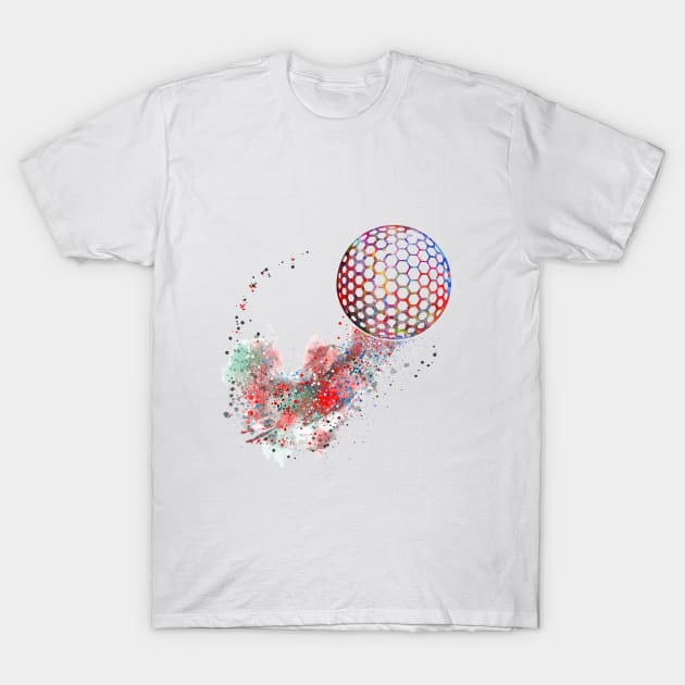 Golf ball T-Shirt by RosaliArt